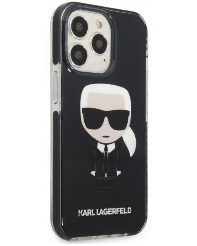 Калъф Karl Lagerfeld - Ikonik Karl, iPhone 13 Pro, черен - 2